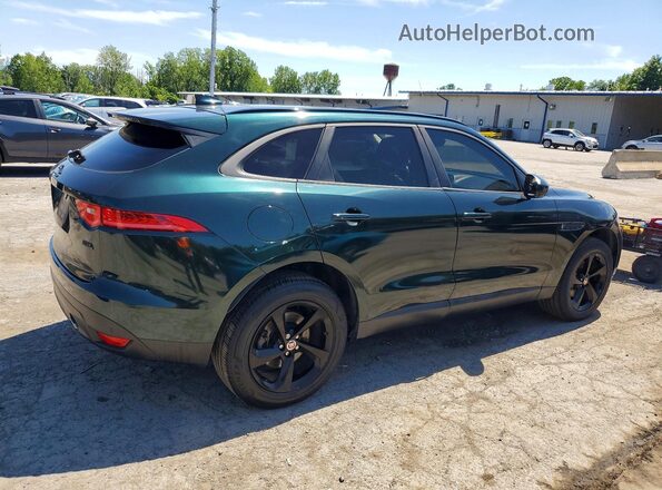 SADCJ2FX6JA294367 2018 JAGUAR F-PACE Green უკანა მარჯვენა