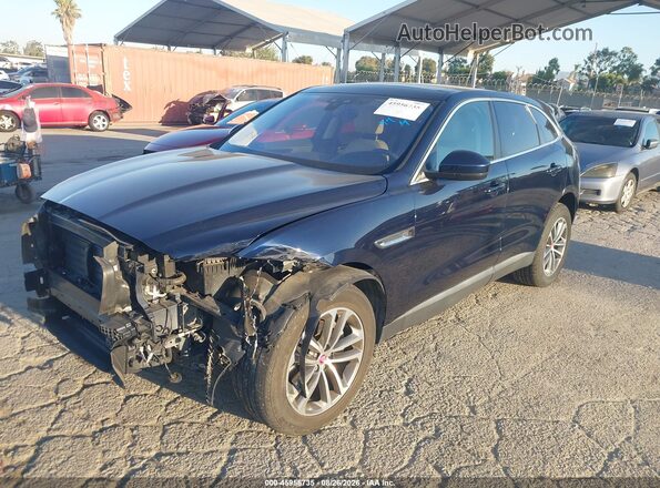 SADCJ2FX6LA660637 2020 JAGUAR F-PACE Dark Blue Front left