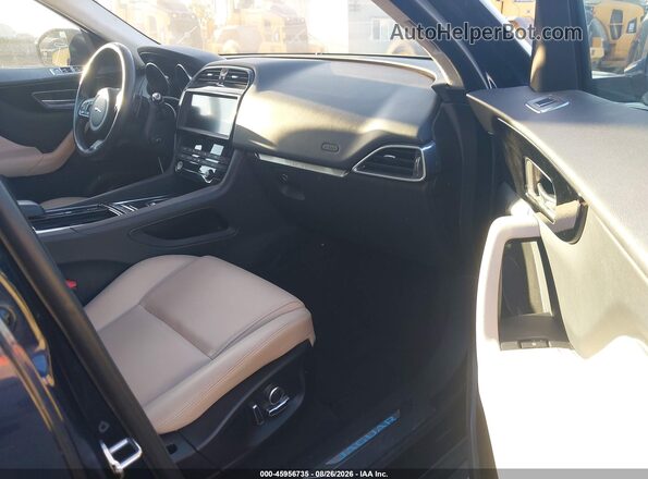 SADCJ2FX6LA660637 2020 JAGUAR F-PACE Dark Blue Front interior view