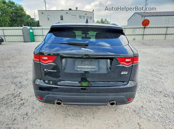 SADCJ2FX7JA257232 2018 JAGUAR F-PACE Black უკანა ხედი