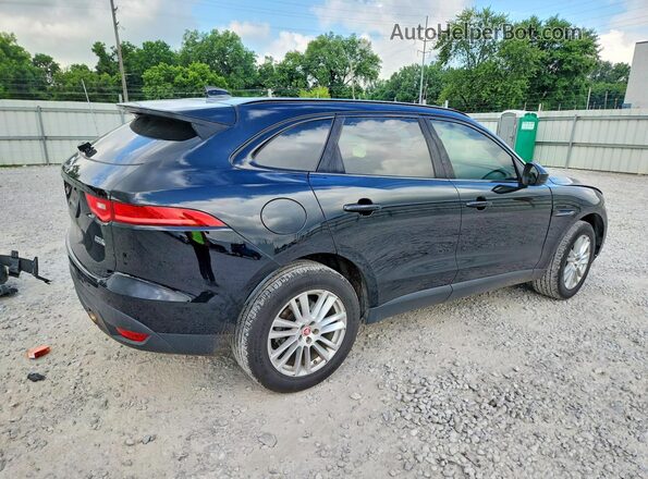 SADCJ2FX7JA257232 2018 JAGUAR F-PACE Black უკანა მარჯვენა
