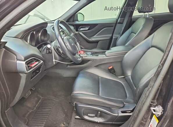SADCJ2FX7JA257232 2018 JAGUAR F-PACE Black წინა სალონის ხედი