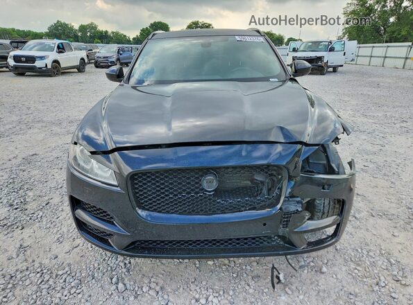 SADCJ2FX7JA257232 2018 JAGUAR F-PACE Black წინა ხედი