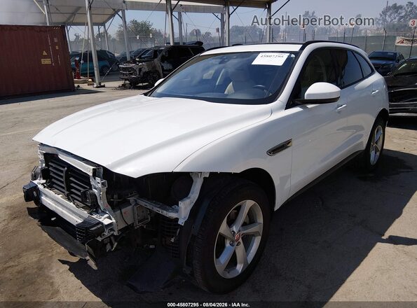 SADCJ2FX7JA279909 2018 JAGUAR F-PACE White Front left