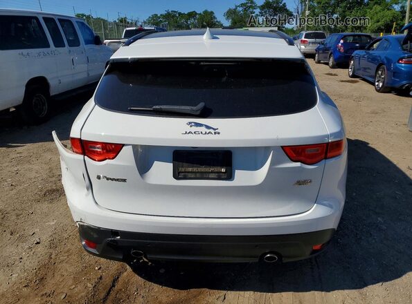 SADCJ2FX8KA357275 2019 JAGUAR F-PACE White უკანა ხედი