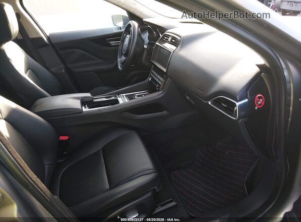 SADCJ2FX8KA369300 2019 JAGUAR F-PACE Gray წინა სალონის ხედი