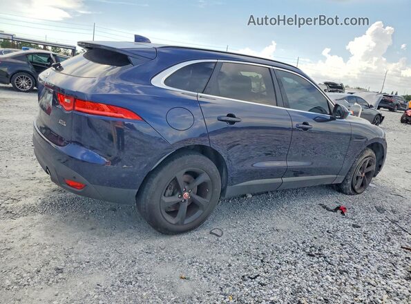 SADCJ2FX9KA395324 2019 JAGUAR F-PACE Blue Trasero derecho