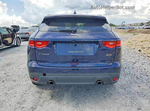 SADCJ2FX9KA395324 2019 JAGUAR F-PACE Blue Vista trasera