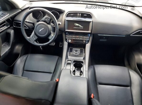 SADCJ2FX9KA395324 2019 JAGUAR F-PACE Blue Vista del salpicadero