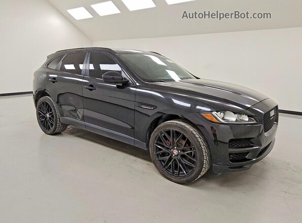 SADCJ2FXXKA360162 2019 JAGUAR F-PACE Black Przód prawy