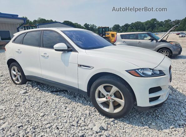 SADCJ2GX1JA235550 2018 JAGUAR F-PACE Белый Передняя правая четверть