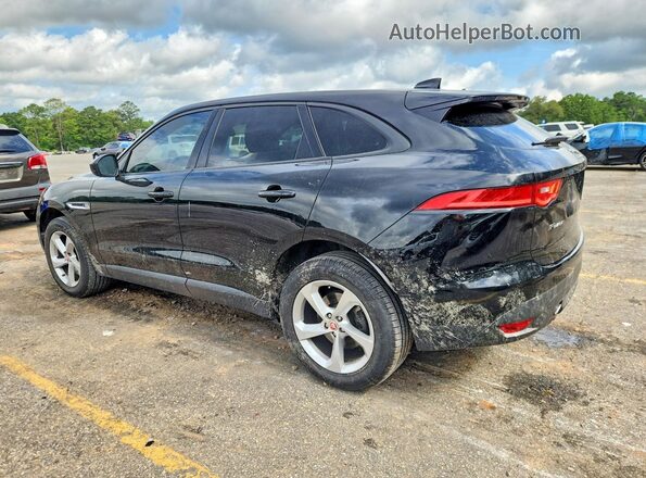 SADCJ2GX6JA236046 2018 JAGUAR F-PACE Black უკანა მარცხენა