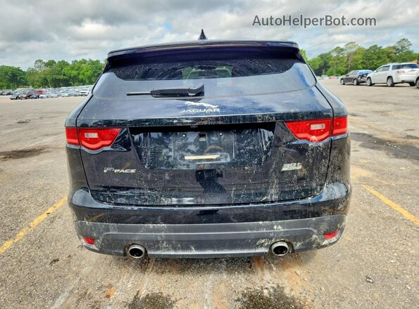 SADCJ2GX6JA236046 2018 JAGUAR F-PACE Black უკანა ხედი