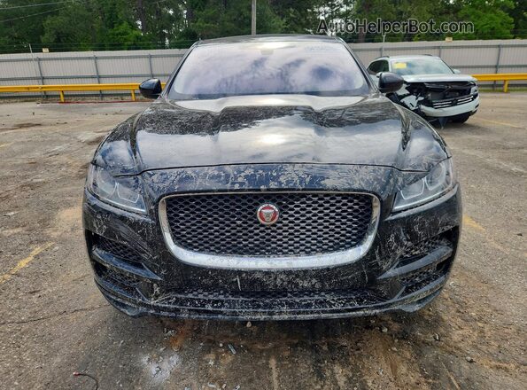 SADCJ2GX6JA236046 2018 JAGUAR F-PACE Black წინა ხედი