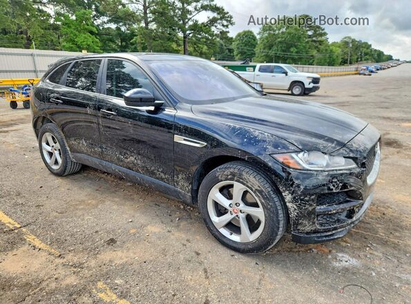 SADCJ2GX6JA236046 2018 JAGUAR F-PACE Black წინა მარჯვენა