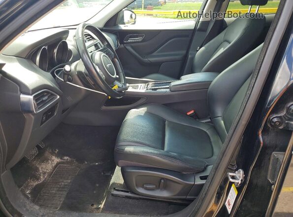 SADCJ2GX7JA235343 2018 JAGUAR F-PACE Black Front interior view