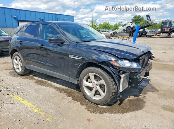 SADCJ2GX7JA235343 2018 JAGUAR F-PACE Black Front right