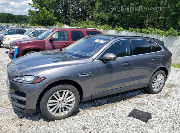 SADCK2BN0HA095021 2017 JAGUAR F-PACE Gray Trasero izquierdo