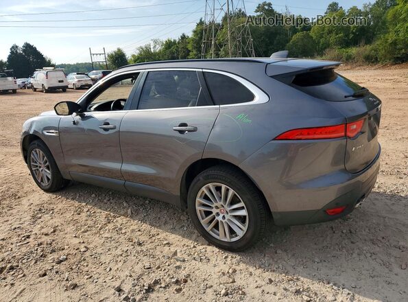 SADCK2BN7HA493181 2017 JAGUAR F-PACE Gray Trasero izquierdo