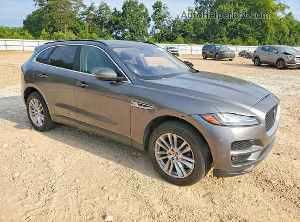 SADCK2BN7HA493181 2017 JAGUAR F-PACE Gray Delantero derecho