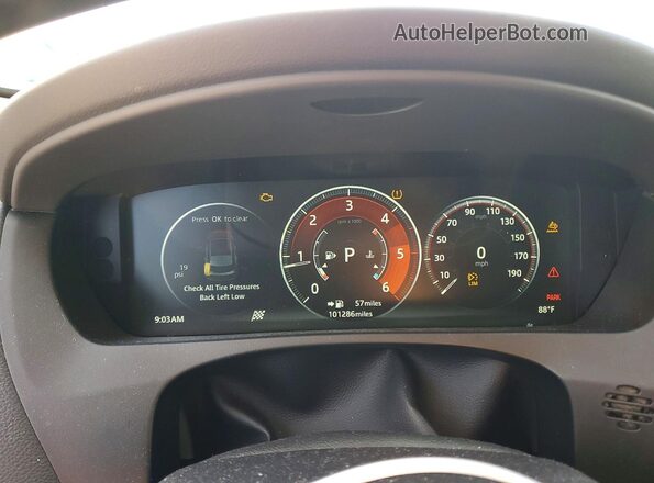 SADCK2BN7HA493181 2017 JAGUAR F-PACE Gray Vista del cuadro de instrumentos