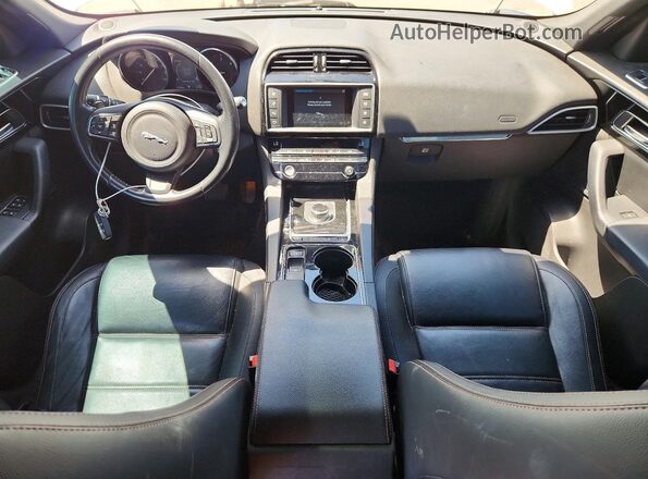 SADCK2BN8HA490337 2017 JAGUAR F-PACE White Widok deski rozdzielczej