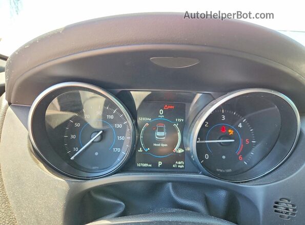 SADCK2BN8HA490337 2017 JAGUAR F-PACE White Widok zestawu wskaźników