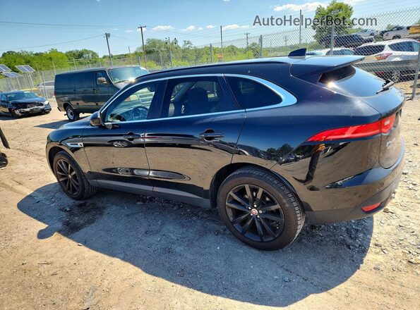SADCK2BNXHA493093 2017 JAGUAR F-PACE Black Trasero izquierdo