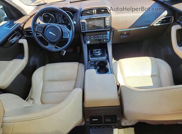 SADCK2BNXHA493093 2017 JAGUAR F-PACE Black Vista del salpicadero