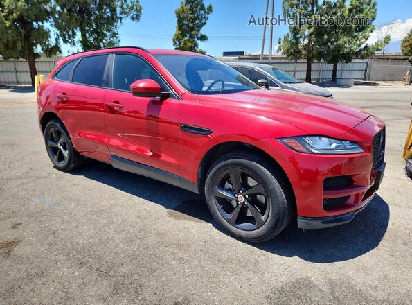 SADCK2BV1HA894760 2017 JAGUAR F-PACE Красный Передняя правая четверть