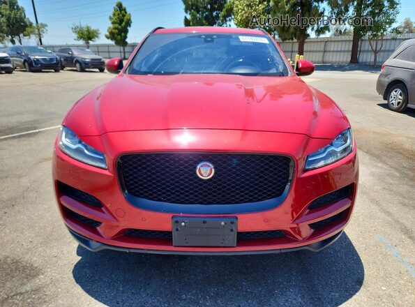SADCK2BV1HA894760 2017 JAGUAR F-PACE Красный Вид спереди