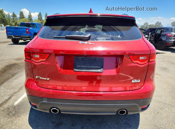 SADCK2BV1HA894760 2017 JAGUAR F-PACE Красный Вид сзади