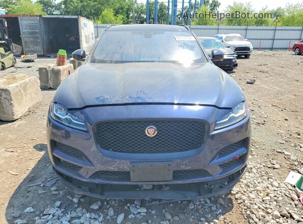 SADCK2BV6HA096674 2017 JAGUAR F-PACE Blue Vista frontal