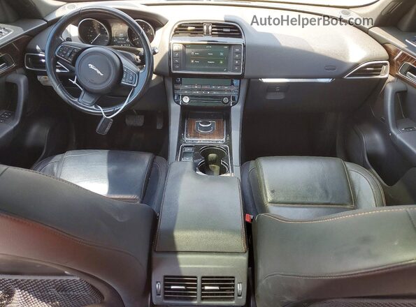 SADCK2BV6HA096674 2017 JAGUAR F-PACE Blue Vista del salpicadero
