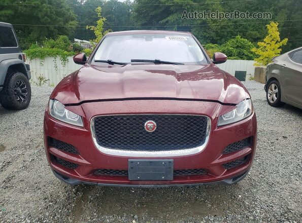 SADCK2BVXHA880291 2017 JAGUAR F-PACE Burgundy Front view