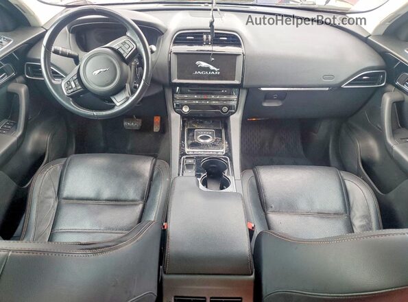 SADCK2BVXHA880291 2017 JAGUAR F-PACE Burgundy Dashboard view