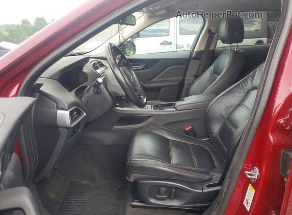 SADCK2BVXHA880291 2017 JAGUAR F-PACE Burgundy Front interior view