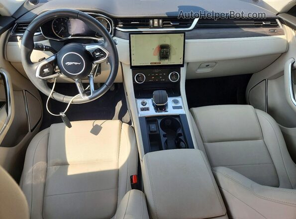 SADCK2EX3PA708969 2023 JAGUAR F-PACE White Widok deski rozdzielczej