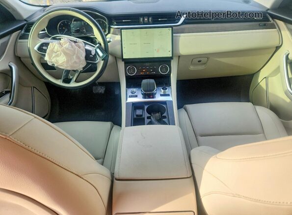 SADCK2EX5MA674609 2021 JAGUAR F-PACE Blue Առջևի վահանակի տեսք