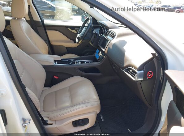 SADCK2FN2JA248837 2018 JAGUAR F-PACE White წინა სალონის ხედი