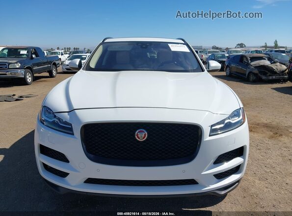 SADCK2FN2JA248837 2018 JAGUAR F-PACE White ხელსაწყოთა პანელის ხედი