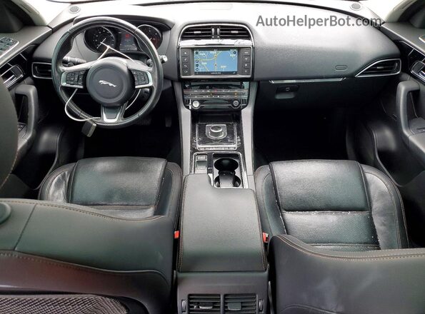 SADCK2FN3JA297951 2018 JAGUAR F-PACE Gray Вид панелі приладів