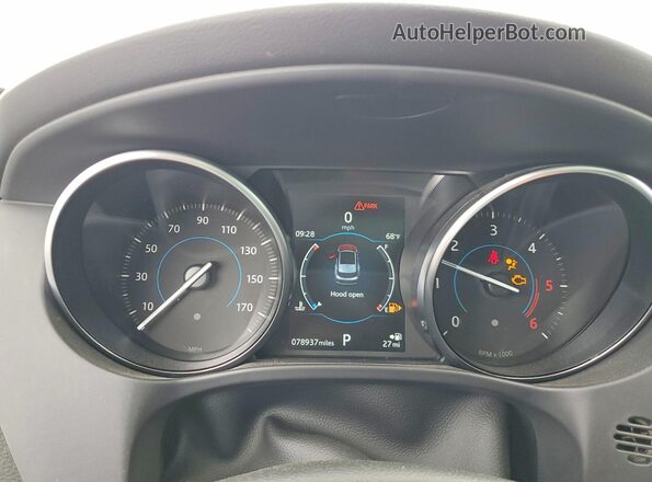 SADCK2FN3JA297951 2018 JAGUAR F-PACE Gray Вид щитка приладів