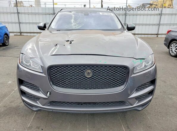 SADCK2FN3JA297951 2018 JAGUAR F-PACE Gray Вид спереду