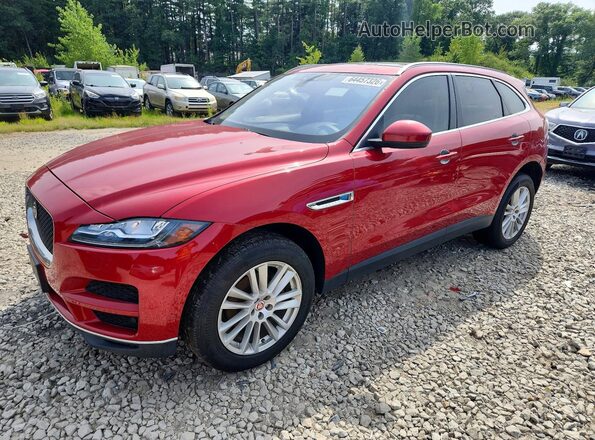 SADCK2FN4JA251867 2018 JAGUAR F-PACE Red Trasero izquierdo