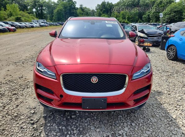 SADCK2FN4JA251867 2018 JAGUAR F-PACE Red Vista trasera