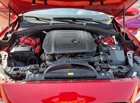 SADCK2FN4JA251867 2018 JAGUAR F-PACE Red Vista del compartimento del motor