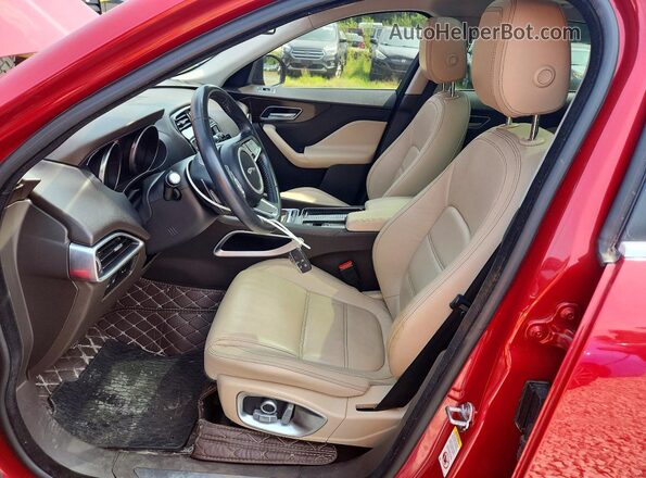 SADCK2FN4JA251867 2018 JAGUAR F-PACE Red Vista del salpicadero