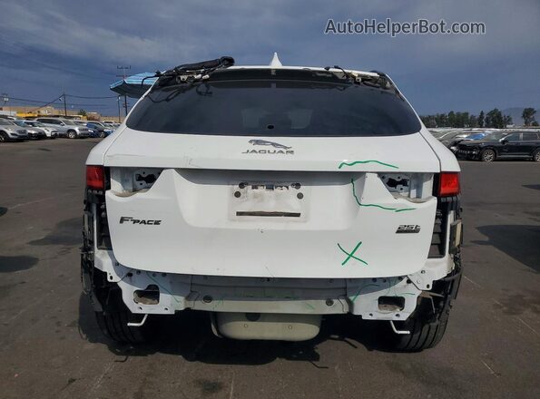 SADCK2FX1KA600874 2019 JAGUAR F-PACE White უკანა სავარძლების ხედი