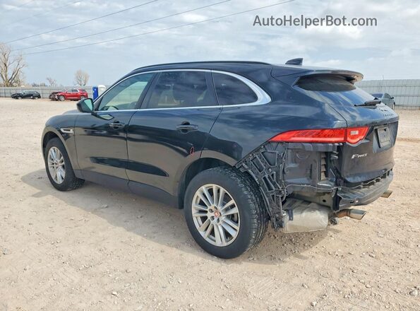 SADCK2FX7KA358656 2019 JAGUAR F-PACE Black Trasero izquierdo